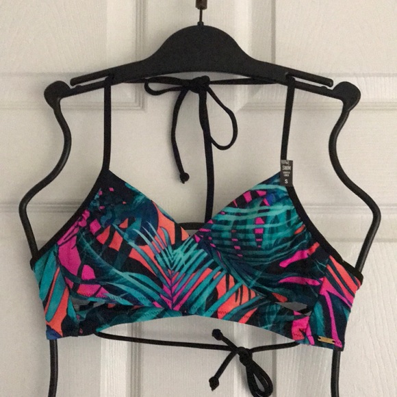 Top only 💖Victoria’s Secret PINK Bikini High Neck - Picture 2 of 5